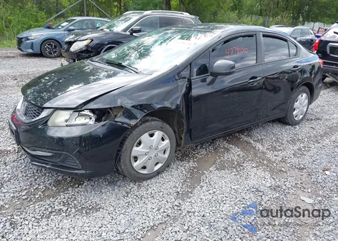 2013 Honda Civic Lx from USA, damaged, VIN 2HGFB2F54DH506744